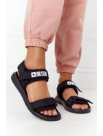 Dámské Sportovní Sandály Big Star model 21556525 Černé - Big Star Shoes Dámské Sportovní Sandály Big Star model 21556525 Černé - Big Star Shoes