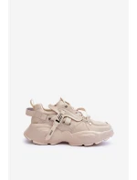 Sportovní Boty Sneakersy GOE MM2N4015 Bežové
