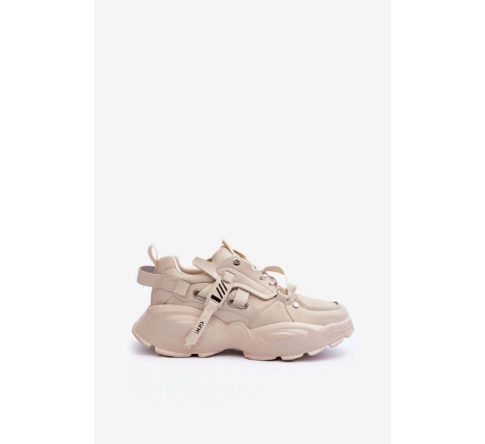 Sportovní Boty Sneakersy GOE MM2N4015 Bežové