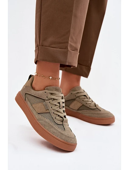 Dámské tenisky Big Star model 22064189 Khaki - Big Star Shoes