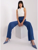 Spodnie LK SP model 18741290 ciemny niebieski - FPrice Spodnie LK SP model 18741290 ciemny niebieski - FPrice