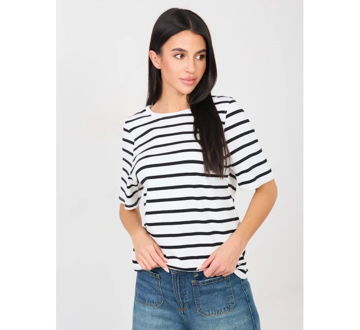 Tričko RV TS A1087.74 bílé a černé Tričko RV TS A1087.74 bílé a černé