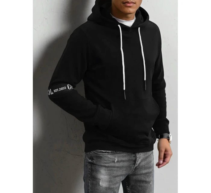 Pánská černá mikina Dstreet model 21966743 - FashionStreet Pánská černá mikina Dstreet model 21966743 - FashionStreet