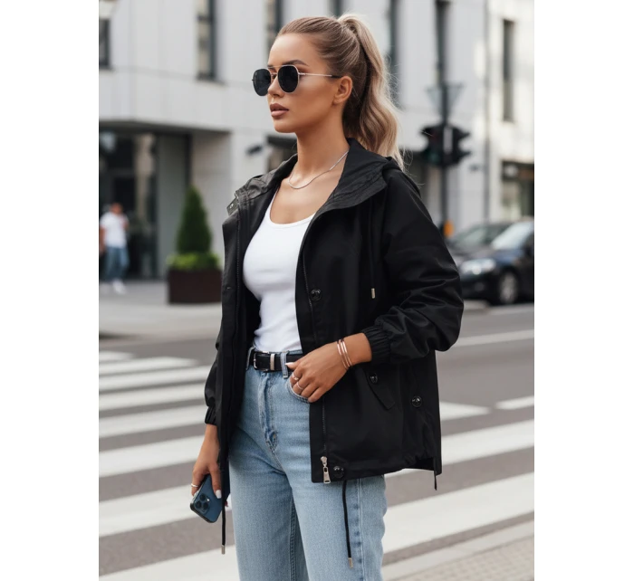 Kurtka damska czarna model 22011479 - FashionStreet Kurtka damska czarna model 22011479 - FashionStreet