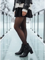 Dámské boty na podpatku černé Dstreet model 21994959 - FashionStreet