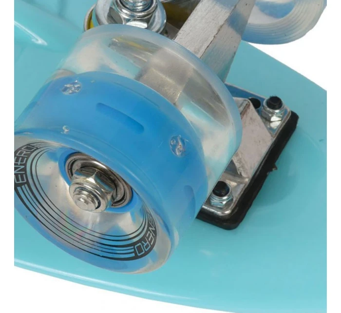 Plastový skateboard 22" Led Enero modrý 1007366 Plastový skateboard 22" Led Enero modrý 1007366