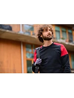 Printer Prime Crewneck Mikina 61.2071 black/orange Printer Prime Crewneck Mikina 61.2071 black/orange