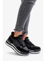 Dámské Zateplené Tenisky Na Platformě Big Star Černé