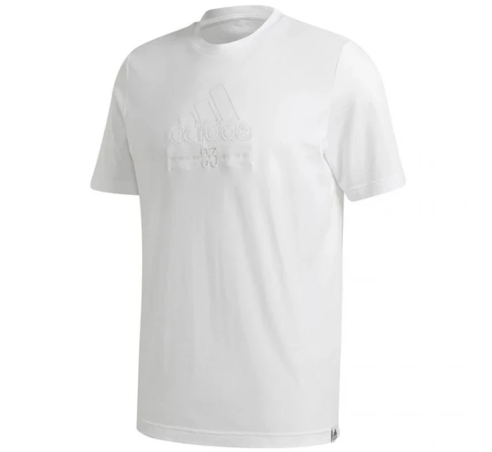Pánské tričko M BB T model 21407074 Bílá vzor - ADIDAS