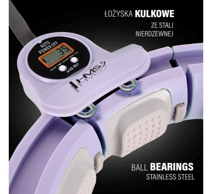 MAGNETICKÝ HULA HOP SET FIALOVÝ HHM13 S POČÍTADLEM HMS + ZEŠTÍHLUJÍCÍ PÁS BR163 ČERNÝ MAGNETICKÝ HULA HOP SET FIALOVÝ HHM13 S POČÍTADLEM HMS + ZEŠTÍHLUJÍCÍ PÁS BR163 ČERNÝ