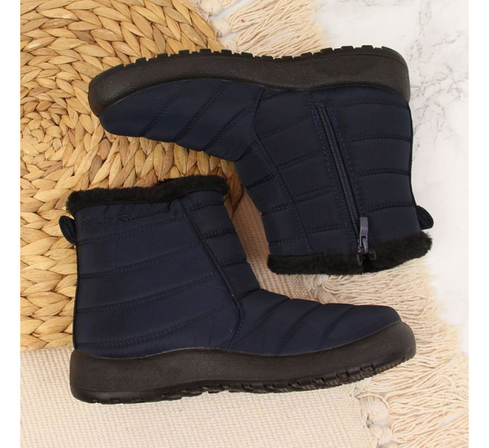sněhové boty na zip NEWS W navy blue model 18847113 - Inny