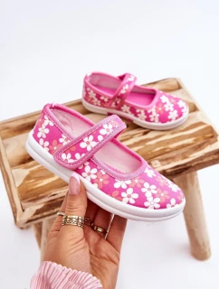 Dětské balerínky v květech růžove Noah