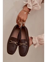 Dámské mokasíny s ozdobou hnědé Priscelle Dámské mokasíny s ozdobou hnědé Priscelle