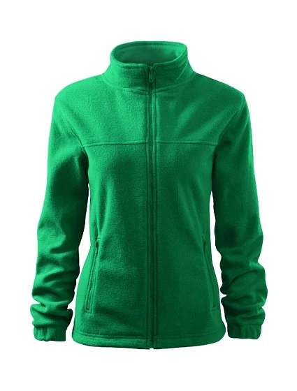 Jacket fleece dámský středně zelená