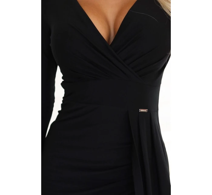 Dámské šaty model 22020906 Černá - numoco Dámské šaty model 22020906 Černá - numoco