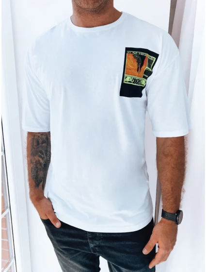 Pánské tričko s potiskem bílé Dstreet model 21969581 - FashionStreet