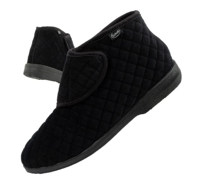 Scholl Lili Ankle zateplené pantofle na suchý zip W F301741004 dámské