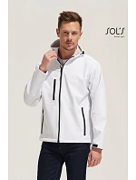 SOL'S Men Pánská 3-vrstvá softshellová bunda s kapucí white model 22523671