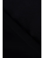 Šaty s kapucí a bočním rozparkem černé Šaty s kapucí a bočním rozparkem černé