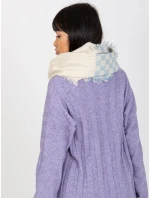 Tunelová šála AT KM 9501.10 bílýá a modrá Tunelová šála AT KM 9501.10 bílýá a modrá