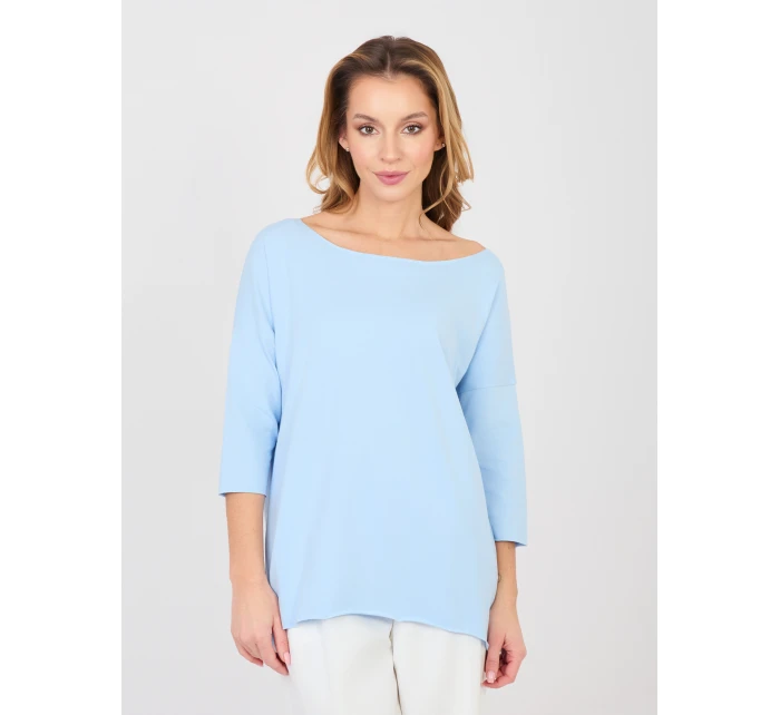 Bluzka RV BZ model 22013750 jasny niebieski - FPrice Bluzka RV BZ model 22013750 jasny niebieski - FPrice