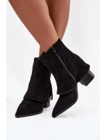 Boty na podpatku  model 219241 Step in style