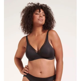 Vyztužená podprsenka BODY ADAPT Twist T-shirt bra - BLACK - černá 0004 - SLOGGI