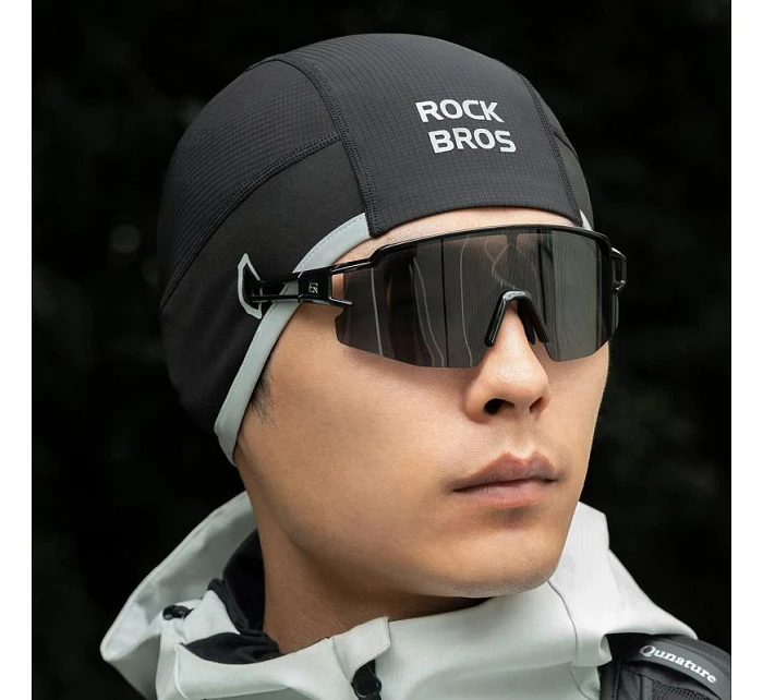 Rockbros M016 zimní větruodolná cyklistická čepice velikost 54-61 cm - černá
