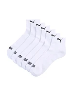Ponožky Puma Cushioned Quarter, balení po 3 kusech, bílé, 938581 02 Ponožky Puma Cushioned Quarter, balení po 3 kusech, bílé, 938581 02