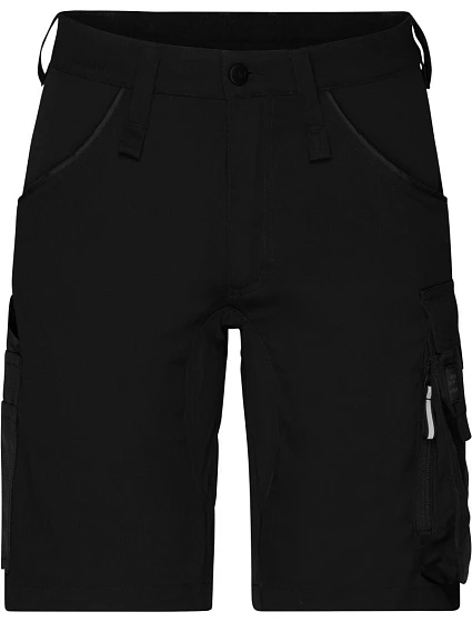 Daiber JN 1811 Pracovní elastické bermudy "Slim Line" 02.1811 black/black Daiber JN 1811 Pracovní elastické bermudy "Slim Line" 02.1811 black/black
