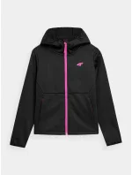 Dívčí softshell 4FJSS23TSOFF042 černá - 4F