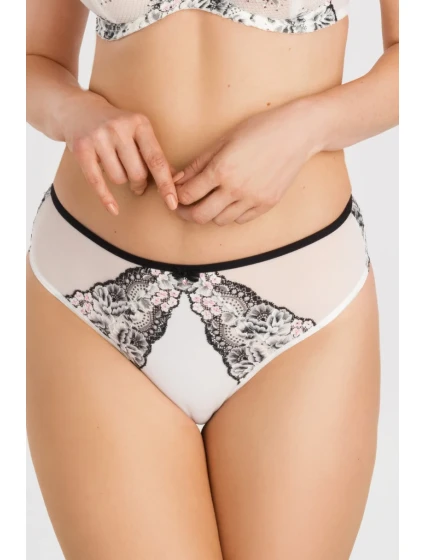 K842 TANGA ČERNÁ A BÍLÁ K842 TANGA ČERNÁ A BÍLÁ