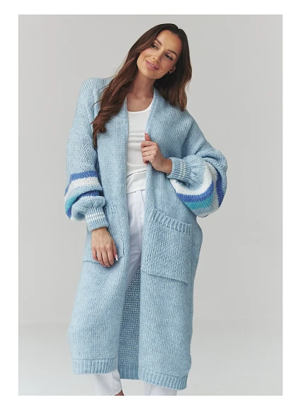 Svetr na zapínání  model 226867 Makadamia