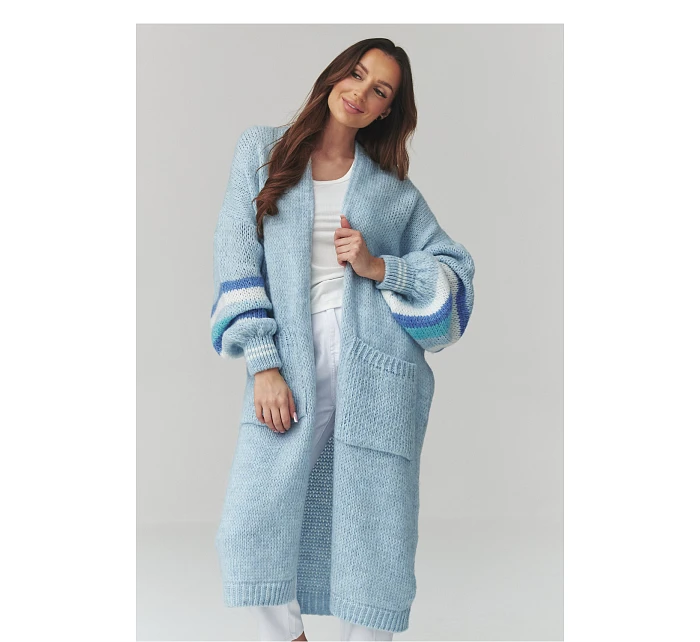 Svetr na zapínání  model 226867 Makadamia