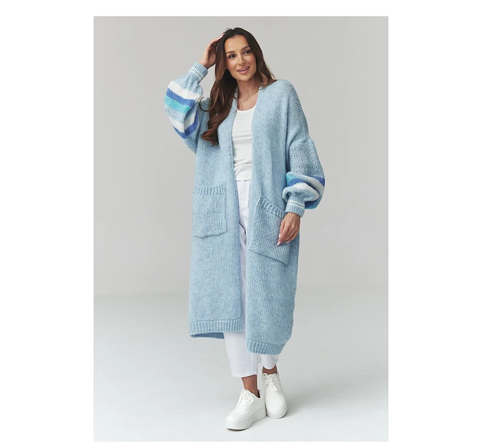 Svetr na zapínání  model 226867 Makadamia