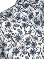 Pánské bílé tričko s květinami Dstreet model 21989481 - FashionStreet