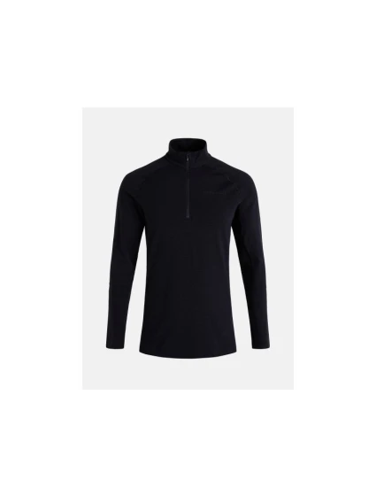 Peak Performance M Magic Half Zip termo tričko černé Peak Performance M Magic Half Zip termo tričko černé