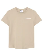 Champion Dámské tričko s krátkým rukávem béžové 118408 MS041