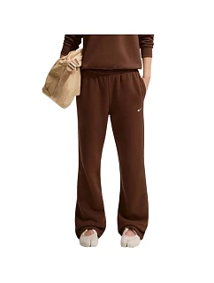 Dámské kalhoty Studio Fleece Medium hnědé, dámské model 22340087 - NIKE