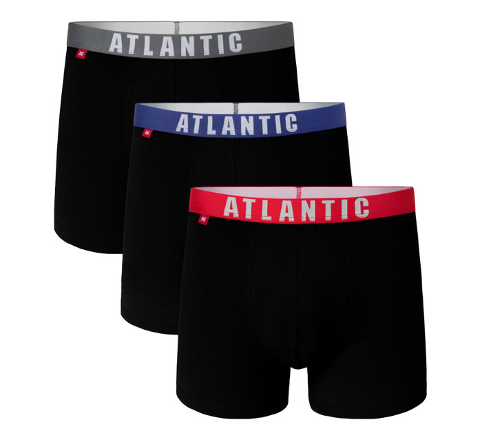 Pánské boxerky  3MH-011 černá - Atlantic