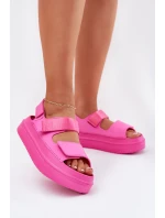 Dámské Sandály Na Platformě S Popruhy Fuchsie Nitepira Dámské Sandály Na Platformě S Popruhy Fuchsie Nitepira