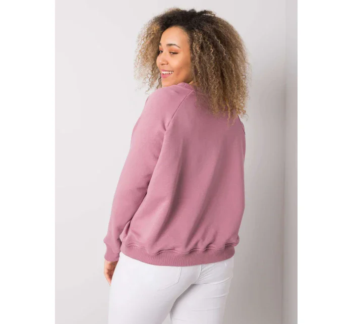 Mikina RV BL 6326.02X tmavě růžová