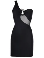 Šaty V-9099 černé - Axami