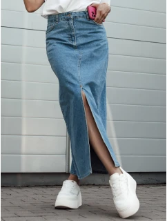 Modrá džínová sukně VIRTON FashionStreet CY0465