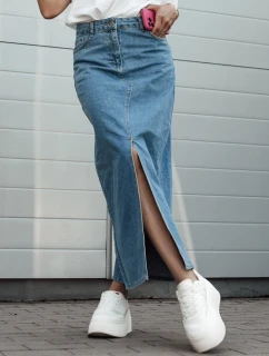 Modrá džínová sukně VIRTON FashionStreet CY0465