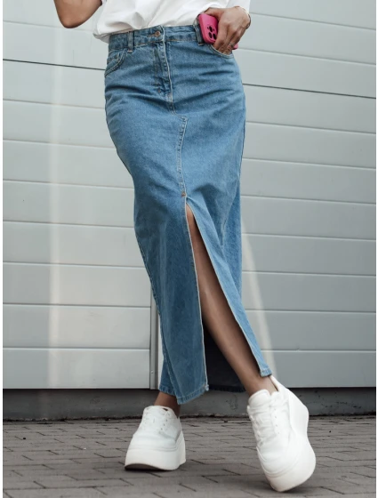 Modrá džínová sukně VIRTON FashionStreet CY0465