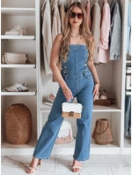 Dámský džínový overal s korzetem GORSETTA modrý FashionStreet EY2588