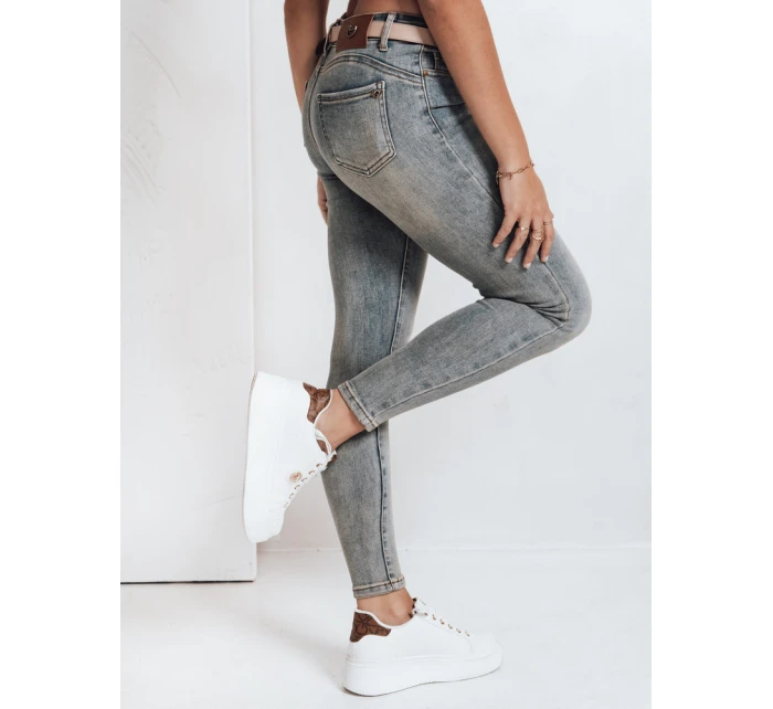 Dámské úzké push up džíny modré FashionStreet UY2796