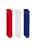 Ponožky Nike Everyday Plus Cushioned 3 páry červená, bílá, tmavě modrá SX6888 996 Ponožky Nike Everyday Plus Cushioned 3 páry červená, bílá, tmavě modrá SX6888 996