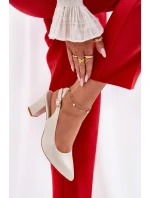 Pohodlné lodičky na podpatku model 21692909 - SERGIO LEONE